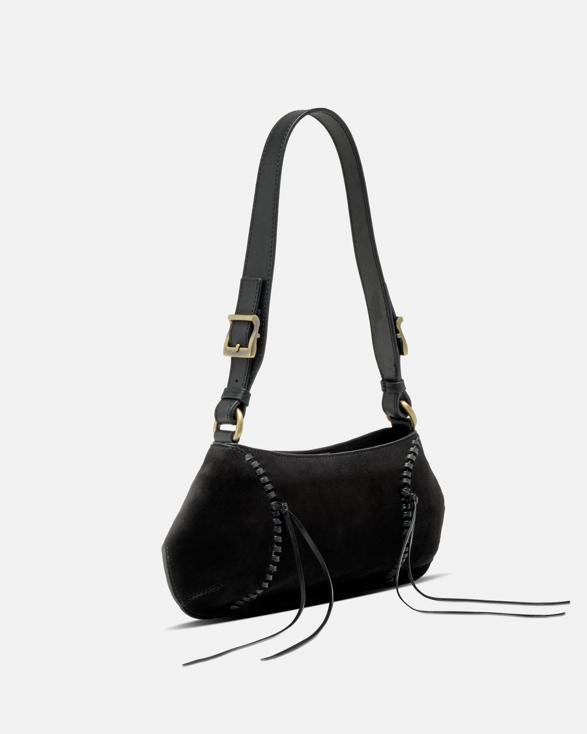 Moni Purse - Black Suede