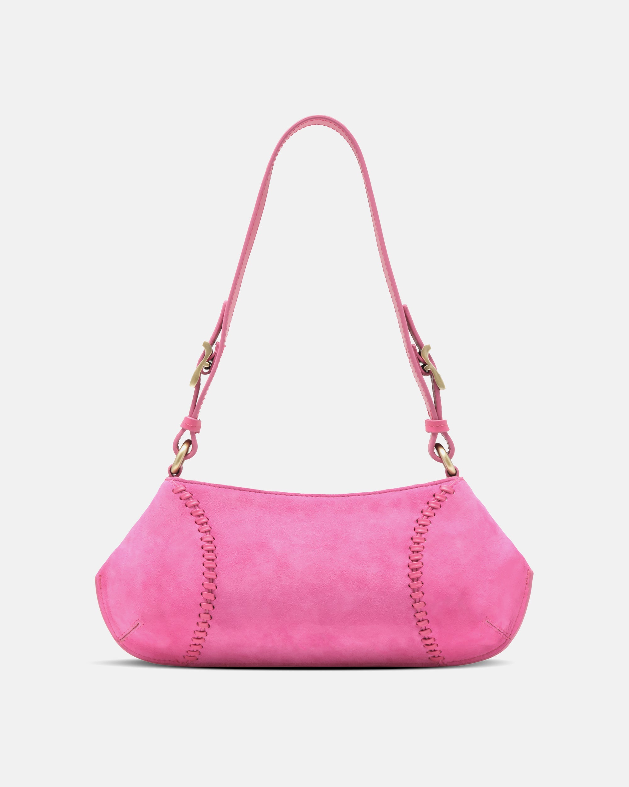 Moni Purse - Fuchsia Suede