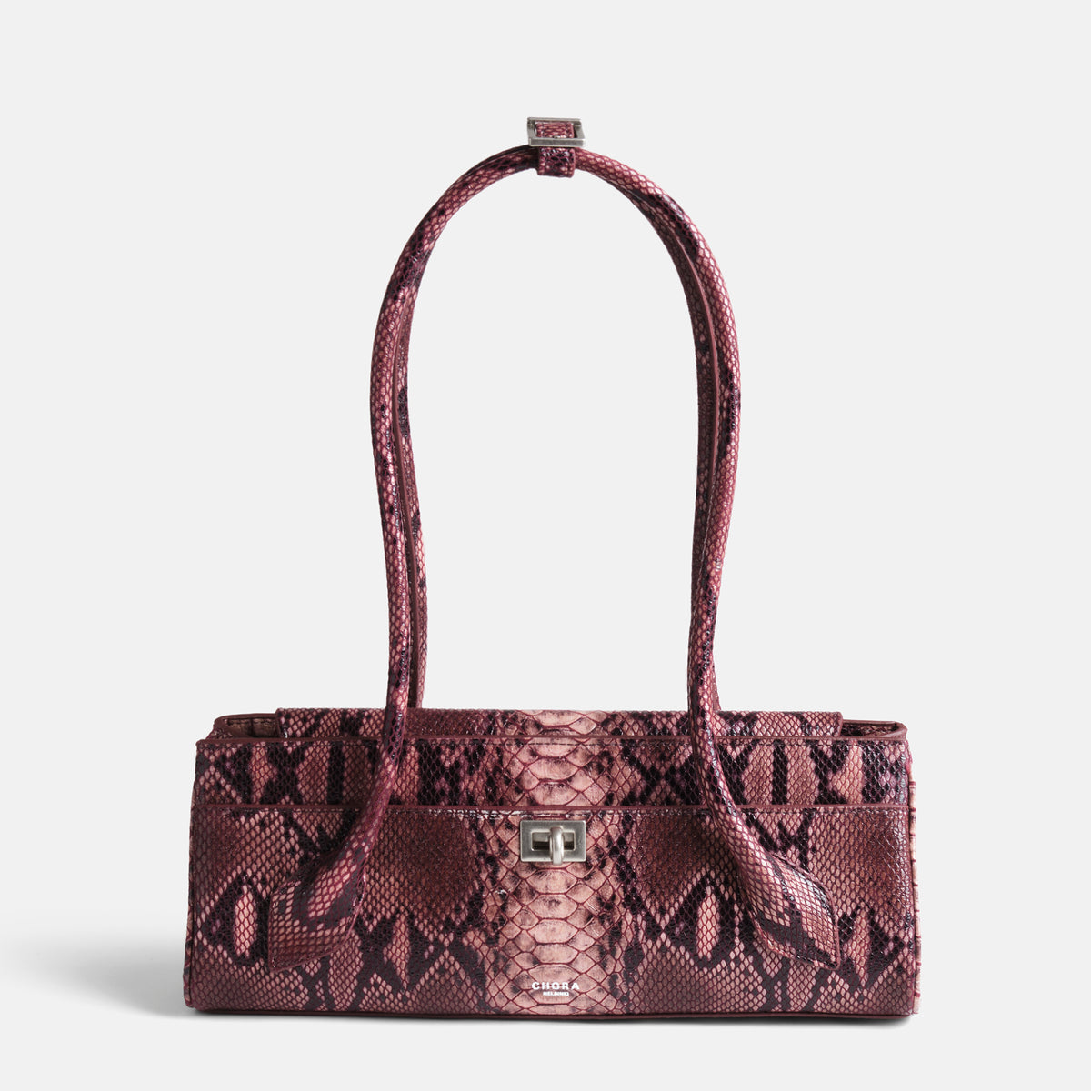Isla - Python-Embossed Leather