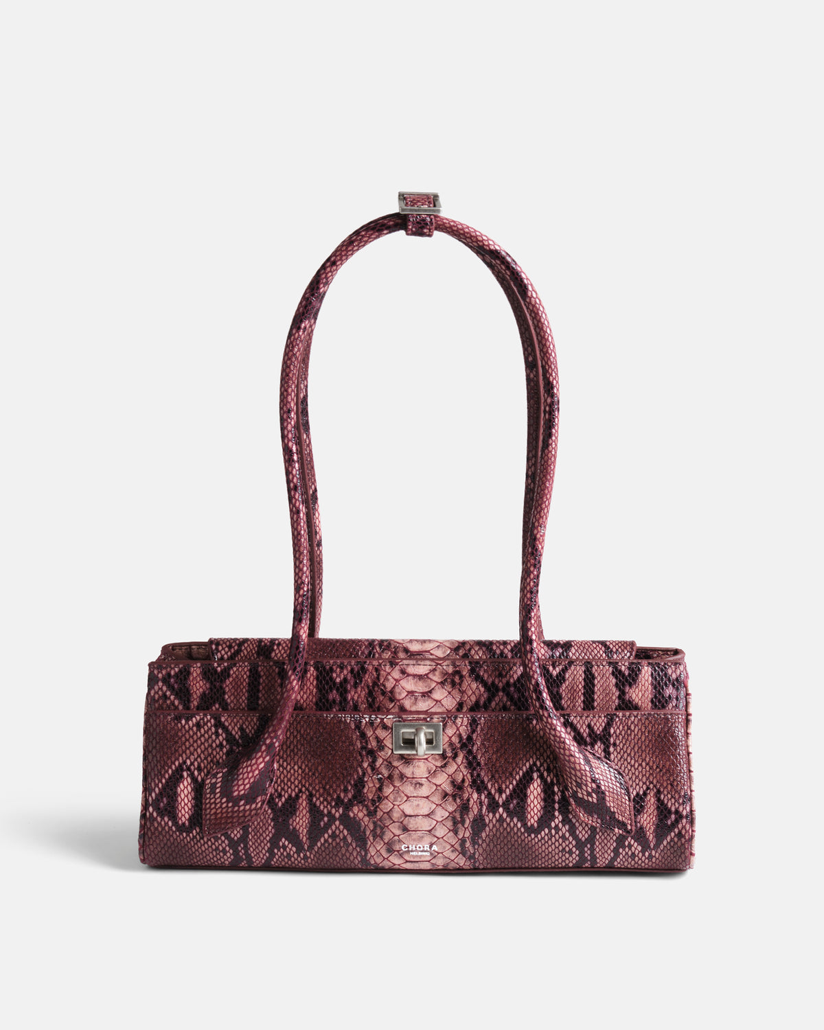 Isla - Python-Embossed Leather