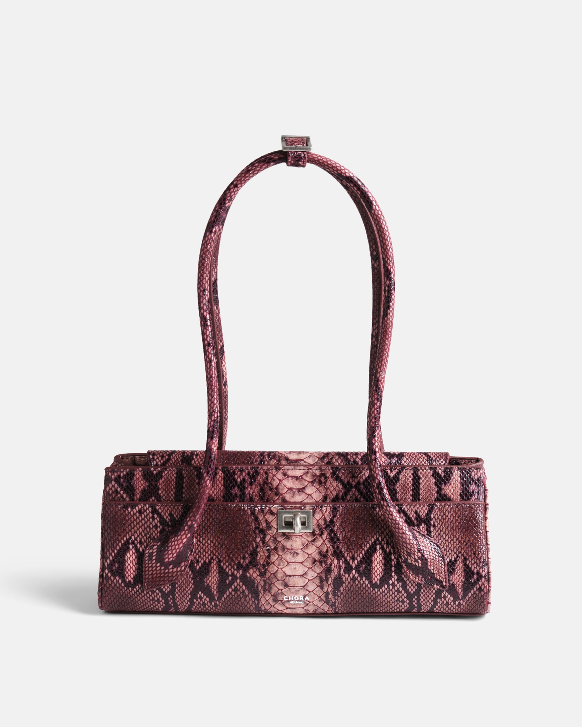Isla - Python-Embossed Leather