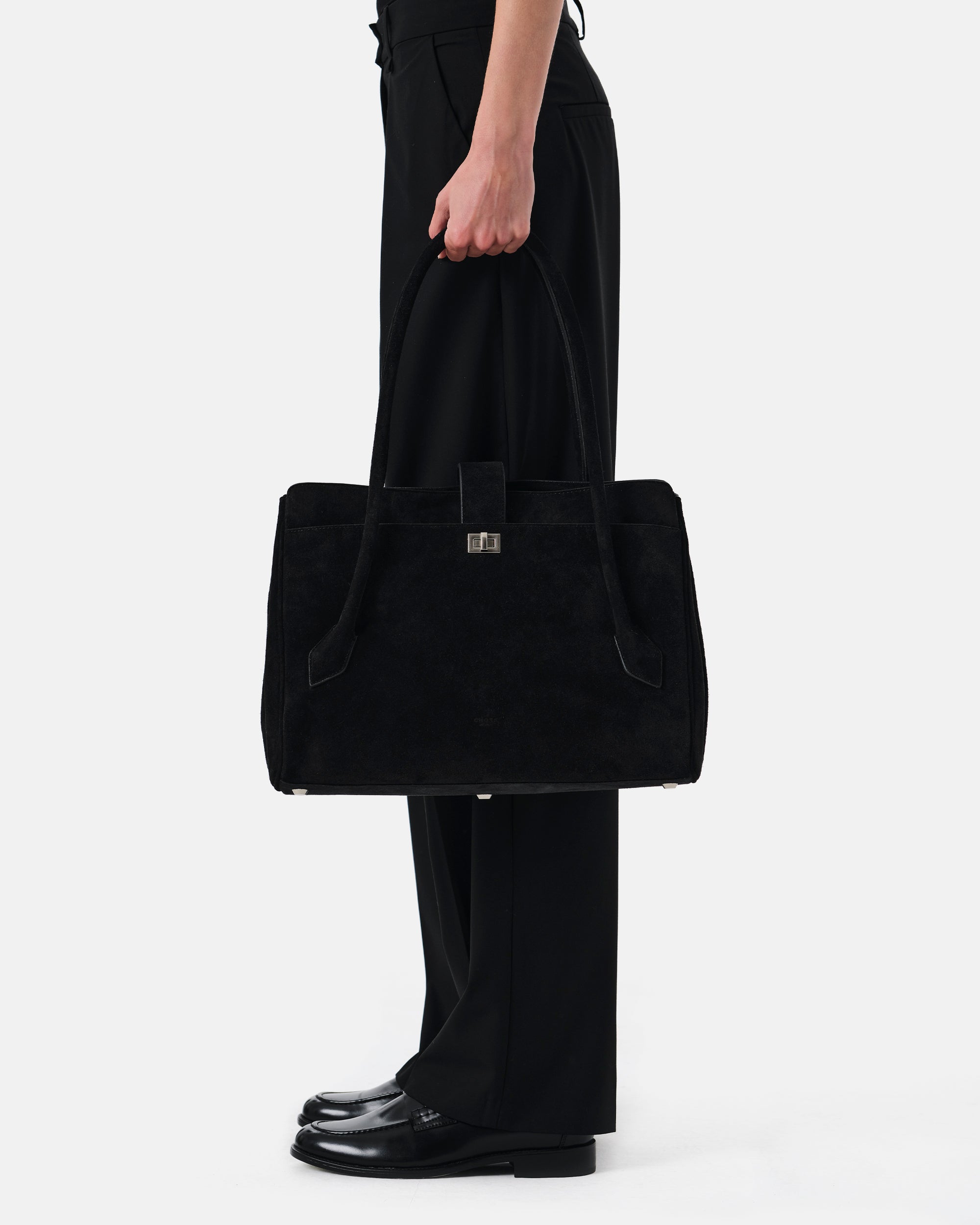 Cleo - Black Suede